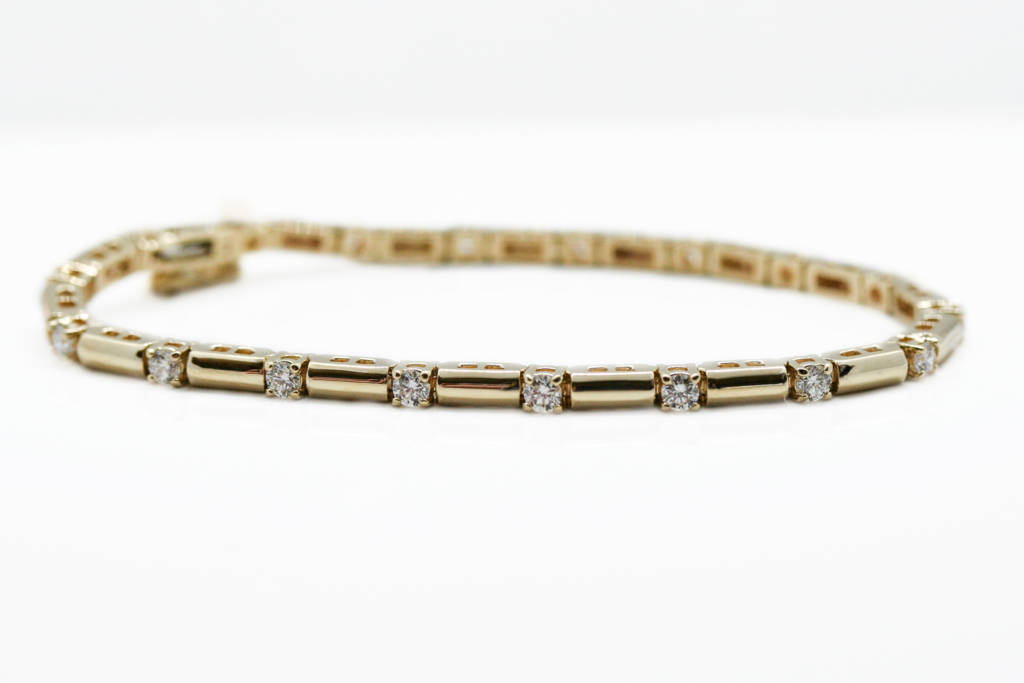 14kt-Yellow-Gold-Diamond-Tennis-Bracelet-1024×683