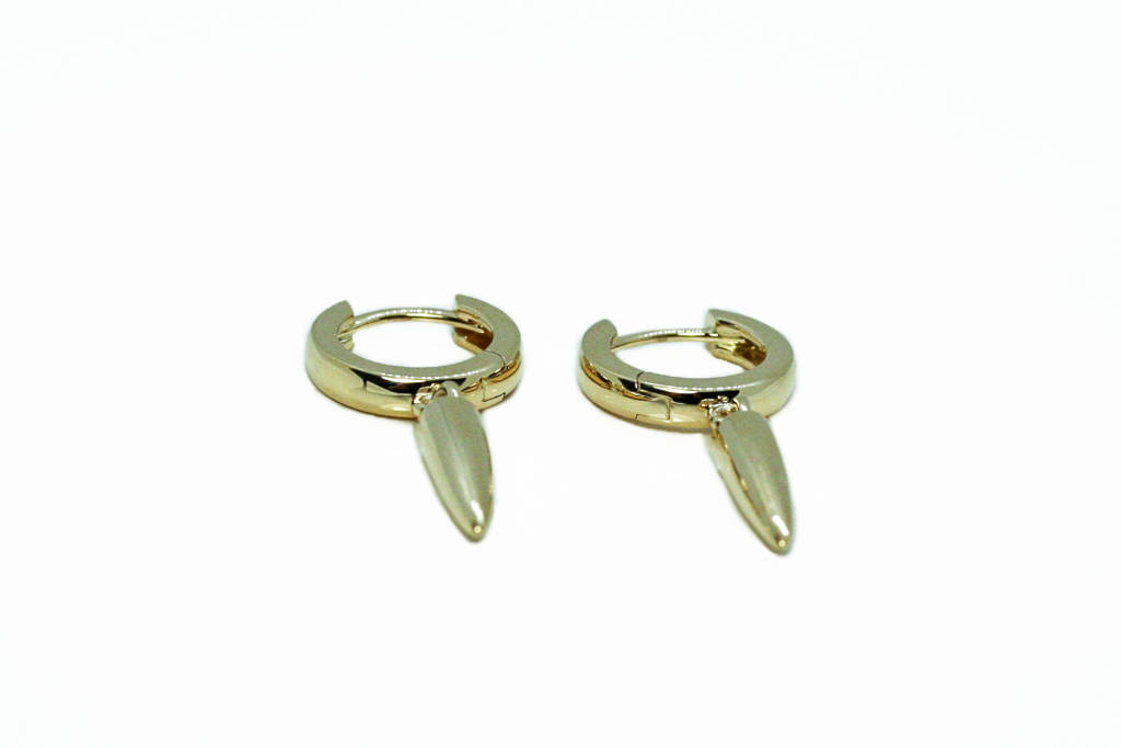 14kt-Yellow-Gold-Huggie-Hoops-with-Spike-Dangles-Earrings-1024×683