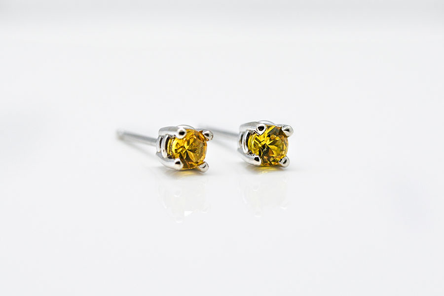 citrine-studs